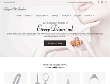 Tablet Screenshot of elegantjewelersli.com